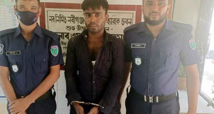 নবীগঞ্জে ইয়াবাসহ গ্রেফতার সাহাব