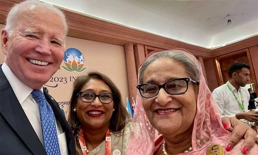 সম্পর্কোন্নয়ন নিয়ে শেখ হাসিনা-বাইডেন আলোচনা