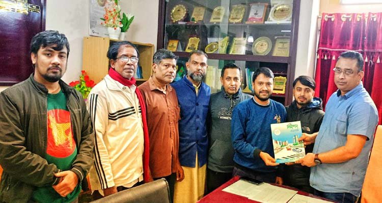 বড়লেখা থানার অফিসার ইনচার্জের সাথে নিসচা নেতৃবৃন্দের মতবিনিময়