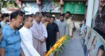 জেল হত্যা দিবসে জাতীয় চার নেতার প্রতিকৃতিতে মেয়র আনোয়ারুজ্জামানের শ্রদ্ধা