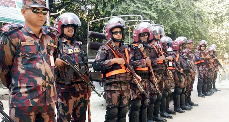 সারাদেশে ১৮১ প্লাটুন বিজিবি মোতায়েন