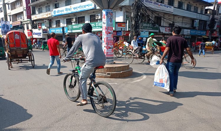 সিলেটে হরতাল-অবরোধ চলছে