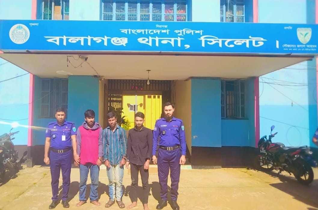 বালাগঞ্জে ৩ চোরসহ ছাগল ও সিএনজি আটক