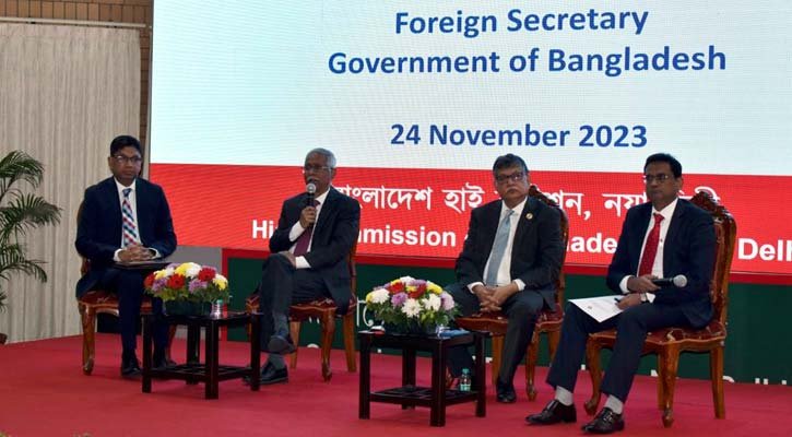 দিল্লিতে কূটনীতিকদের সামনে নির্বাচন প্রস্তুতি তুলে ধরলেন পররাষ্ট্র সচিব