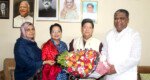 পররাষ্ট্রমন্ত্রীর সঙ্গে সস্ত্রীক দেখা করলেন মেয়র আনোয়ারুজ্জামান চৌধুরী