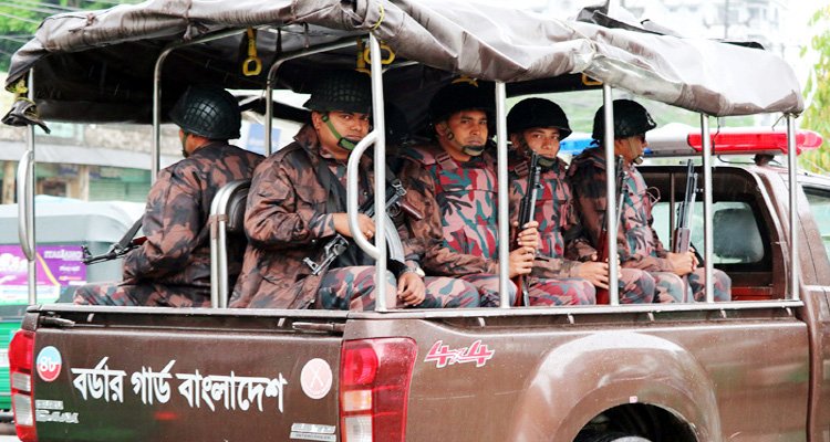 সারাদেশে ১৫৭ প্লাটুন বিজিবি মোতায়েন