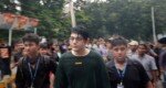 শিক্ষার্থীদের তোপের মুখে পালালেন ‘রাফসান দ্য ছোটভাই’