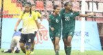 এক ম্যাচে দুই মাঠ, শান্তির হ্যাটট্রিকে জয় বাংলাদেশের