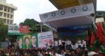শাহবাগে ছাত্রদলের সমাবেশের মঞ্চ প্রস্তুত, জড়ো হচ্ছেন নেতাকর্মীরা